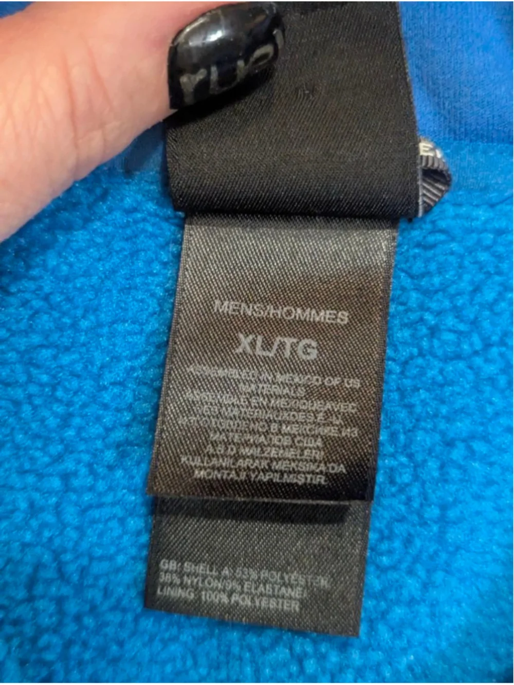 The North Face Summit Series 1/4 Zip Fleece Blue XL